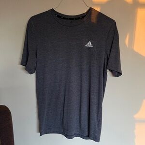 Adidas Men's Gray T-Shirt Aeroready